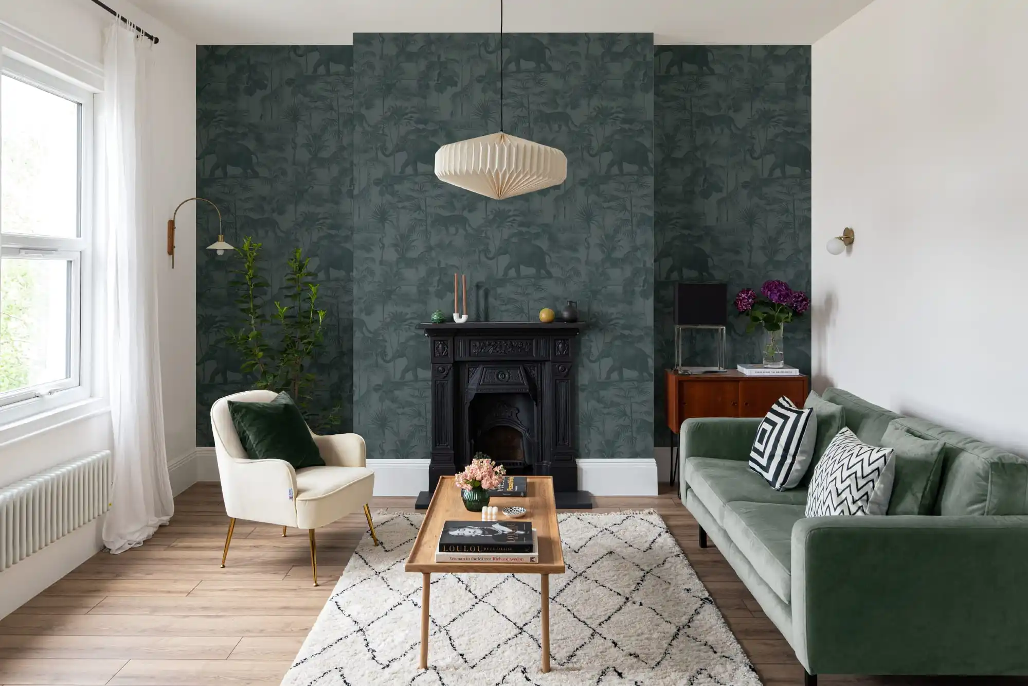Modern Living Room Accent Wall